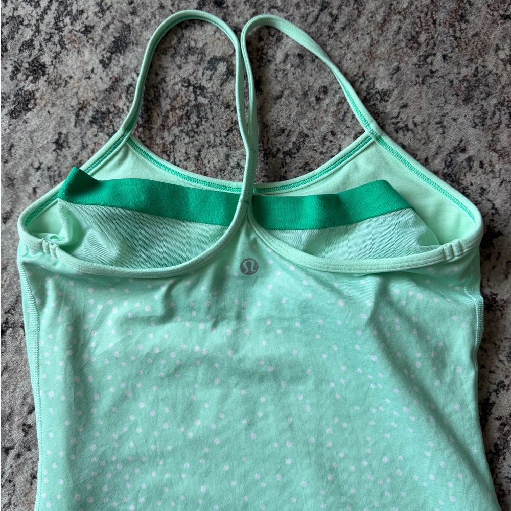 Lululemon Athletica Mint Green Sports Bra Tanktop